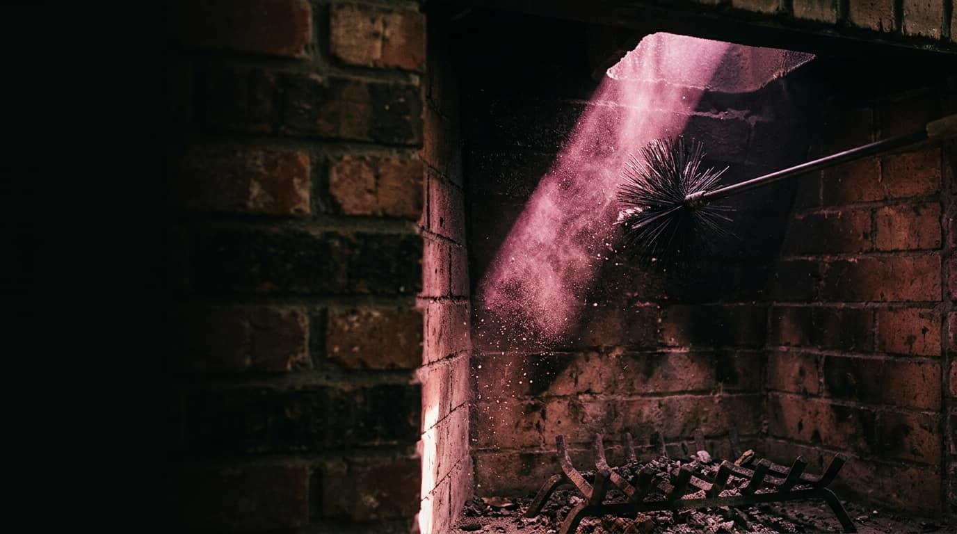 Chimney cleaning — example